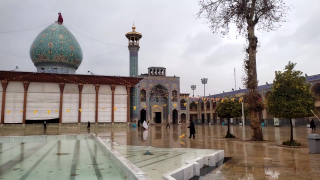 IRAN HISTORICAL PLACES | Shah Cheragh Shrine On A Rainy Day