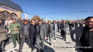 بازدید وزیر فرهنگ از کتابخانه شهید مطهری فامنین